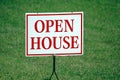 Open House Sign Royalty Free Stock Photo