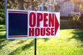 Open house sign Royalty Free Stock Photo