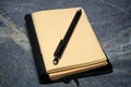 Open journal with mechanical pencil Royalty Free Stock Photo