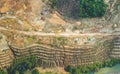 The open land and hillside