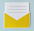Open letter email alert icon
