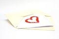 Open Letter with Heart Shape