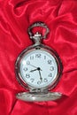 Open lid retro pocket watch