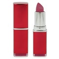 Open lipstick in a red plastic case on a white isolated Royalty Free Stock Photo