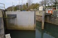 Open Lock Gates Royalty Free Stock Photo