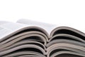 Open magazines Royalty Free Stock Photo