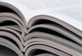 Open magazines Royalty Free Stock Photo