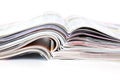 Open magazines Royalty Free Stock Photo