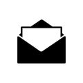 Open mail icon. One of set web icons Royalty Free Stock Photo