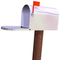 Open Mailbox Royalty Free Stock Photo
