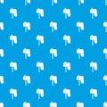 Open mailbox pattern seamless blue