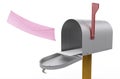 Open Mailbox with Fly Red Envelope: Embracing Exciting Surprises and Communication