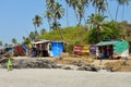 Open market on beach