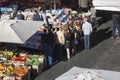 Open market in Rome - Campo de Fiori Royalty Free Stock Photo