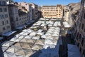 Open market in Rome - Campo de Fiori Royalty Free Stock Photo