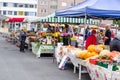 Open market in Tampere Finland
