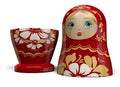 Open Russian Nesting Doll Royalty Free Stock Photo