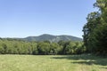 Open meadow in the Pilis mountains, Hungary Royalty Free Stock Photo