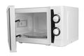 Open microwave oven Royalty Free Stock Photo