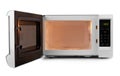 Open microwave oven Royalty Free Stock Photo