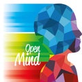 Open mind sign Royalty Free Stock Photo