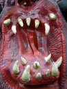 Open mouth with terrifying jaws Halloween mask