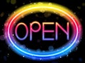 Open Neon Sign