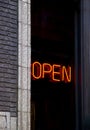 Open Neon Sign