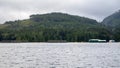 Open net-cage salmon farms Royalty Free Stock Photo