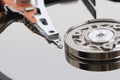 Open new harddrive as nice technology Royalty Free Stock Photo