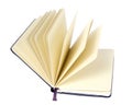 Open notebook Royalty Free Stock Photo