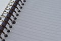 Open notebook, blank pages Royalty Free Stock Photo