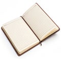 Open Notebook Ready for Notes Royalty Free Stock Photo