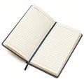 Open Notebook Ready for Notes Royalty Free Stock Photo