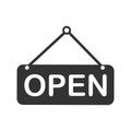 Open notice board icon design