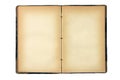 Open old blank book Royalty Free Stock Photo