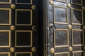 Open old door to the Orthodox Church Royalty Free Stock Photo