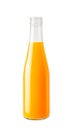 Open orange juice bottle