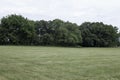 An open outdoor green grassy field at Fort Atkinson Historical State Park