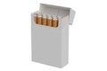 Open pack of cigarettes Royalty Free Stock Photo