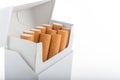 Open pack of cigarettes Royalty Free Stock Photo