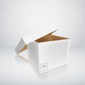 Open packing box Royalty Free Stock Photo