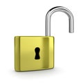 Open Padlock