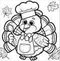 Turkey\'s Delight: Festive Autumn Coloring Adventure