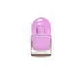 Open pink nail polish bottle isolated on white background. Pink nail polish spilled. Copy space Royalty Free Stock Photo