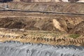 Open pit coal mine Royalty Free Stock Photo