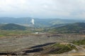 Open pit coal mine and thermal power plant Pljevlja Royalty Free Stock Photo