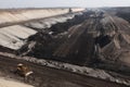 Open-pit coal mining near Cottbus, Brandenburg, Germany.
