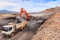 Open pit lignite mine