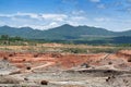 Open pit lignite mine